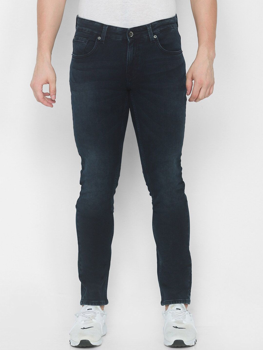 SPYKAR Men Blue Skinny Fit Low-Rise Stretchable Jeans