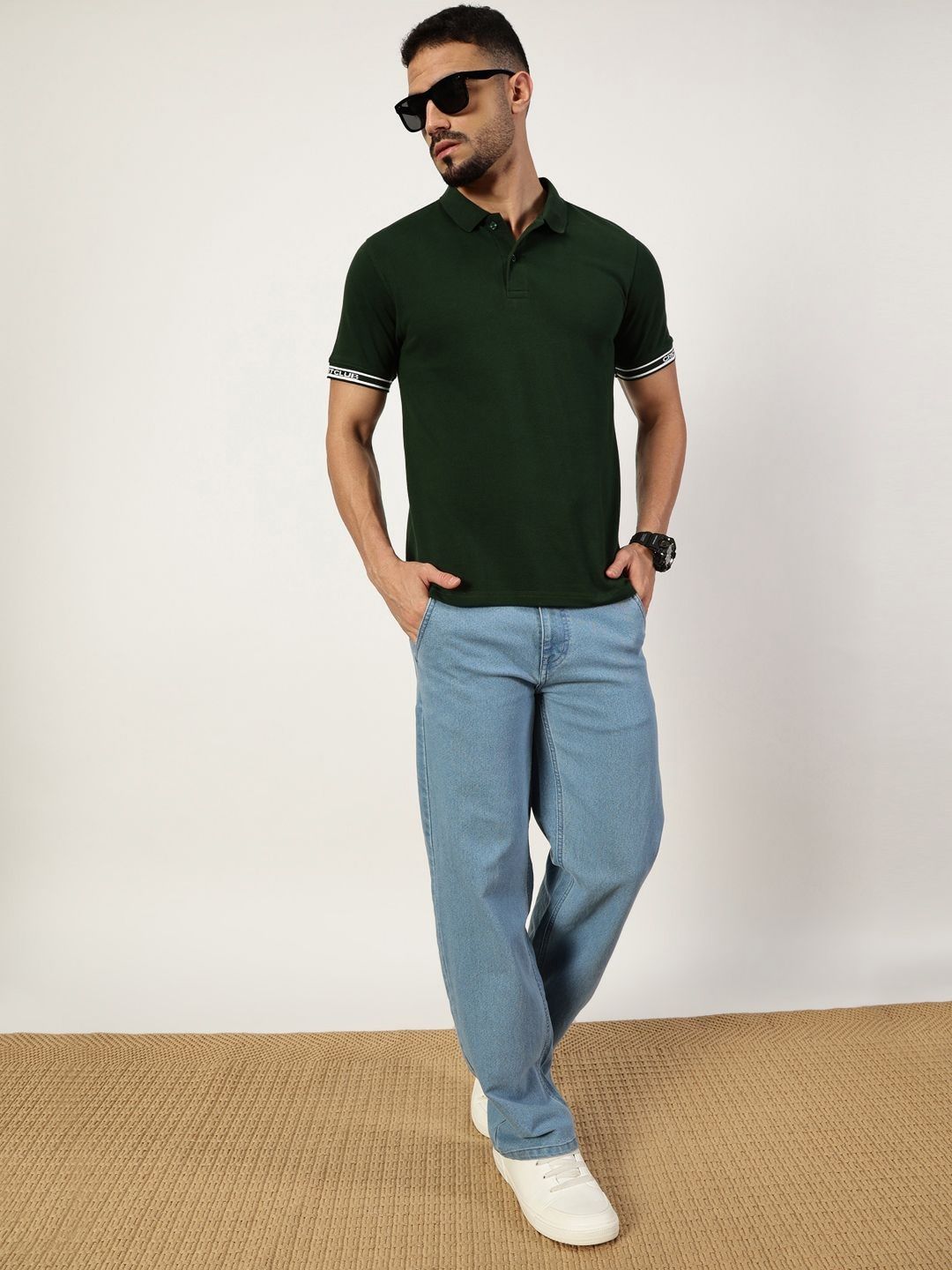 Thomas Scott Men Polo Collar T-shirt
