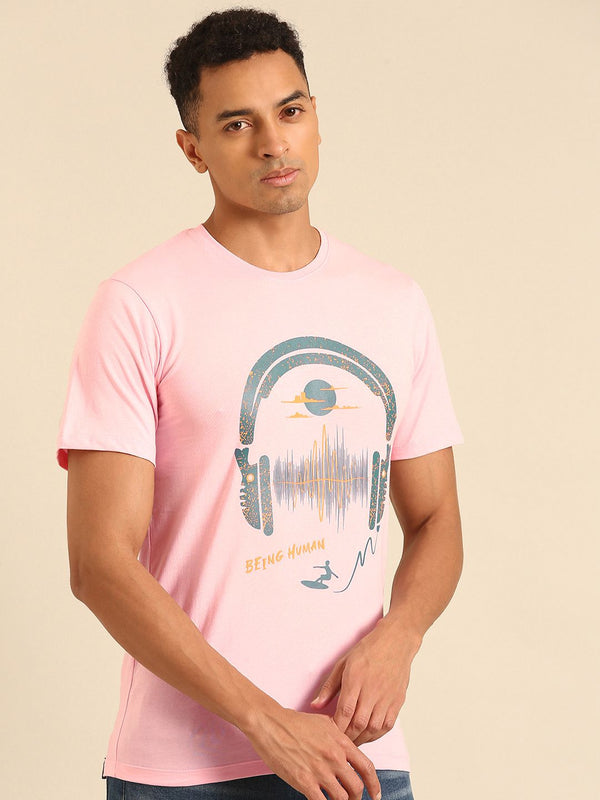 Being Human Printed Pure Cotton T-shirt