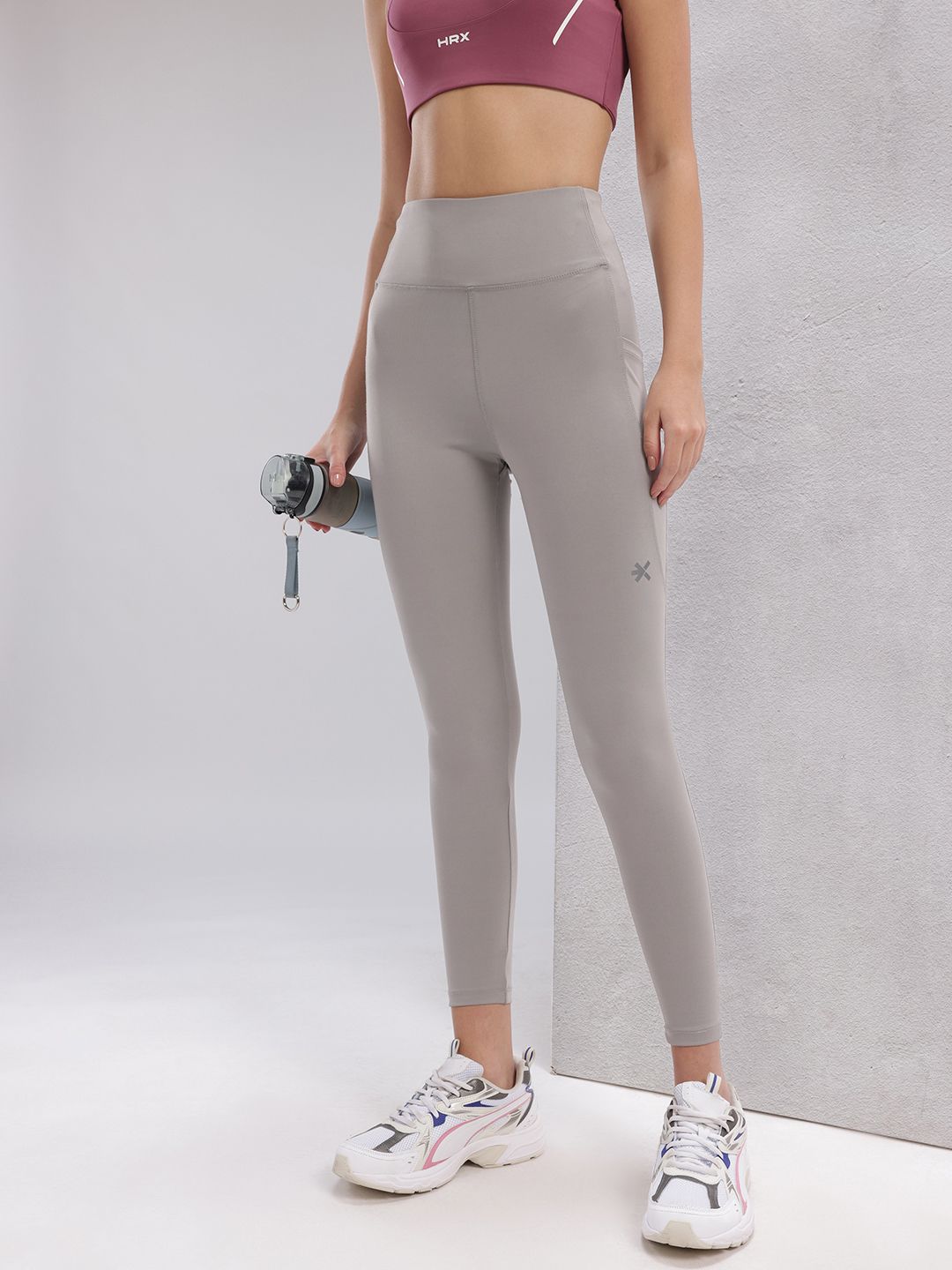 HRX by Hrithik Roshan Women Rapid-Dry Cropped Running Tights