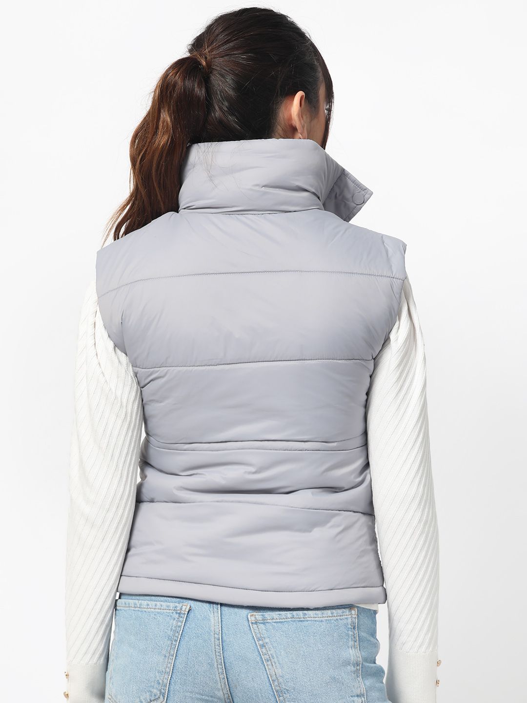 RAREISM Women Purple Solid Padded Jacket