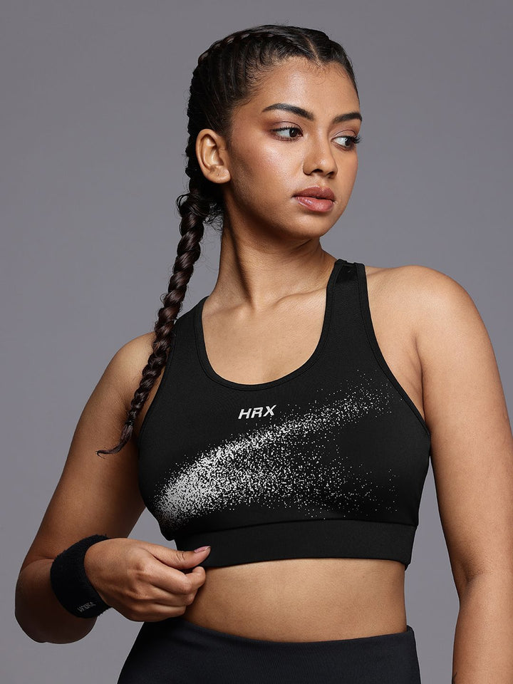 HRX by Hrithik Roshan Abstract Printed Full Coverage Lightly Padded Bra