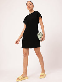 DressBerry Confident Comfy Extended Sleeves Mini Dress