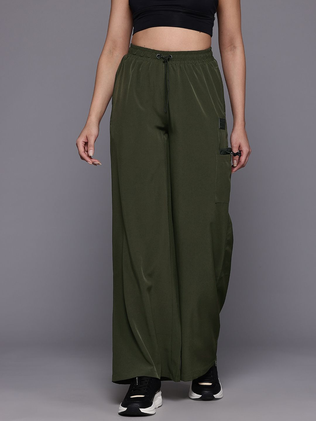 HRX by Hrithik Roshan Women Flared Lifestyle Track Pants