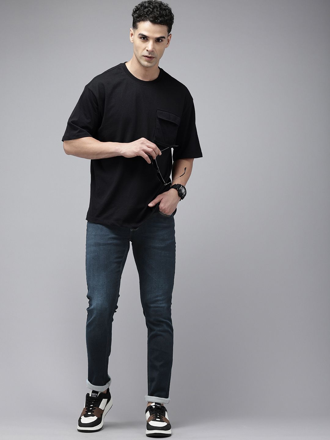 SPYKAR Men Skinny Slim Fit Low-Rise Light Fade Stretchable Jeans