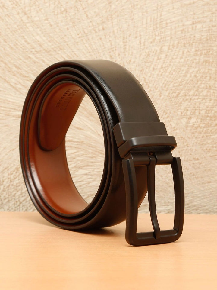 Teakwood Leathers Men Leather Reversible Belt