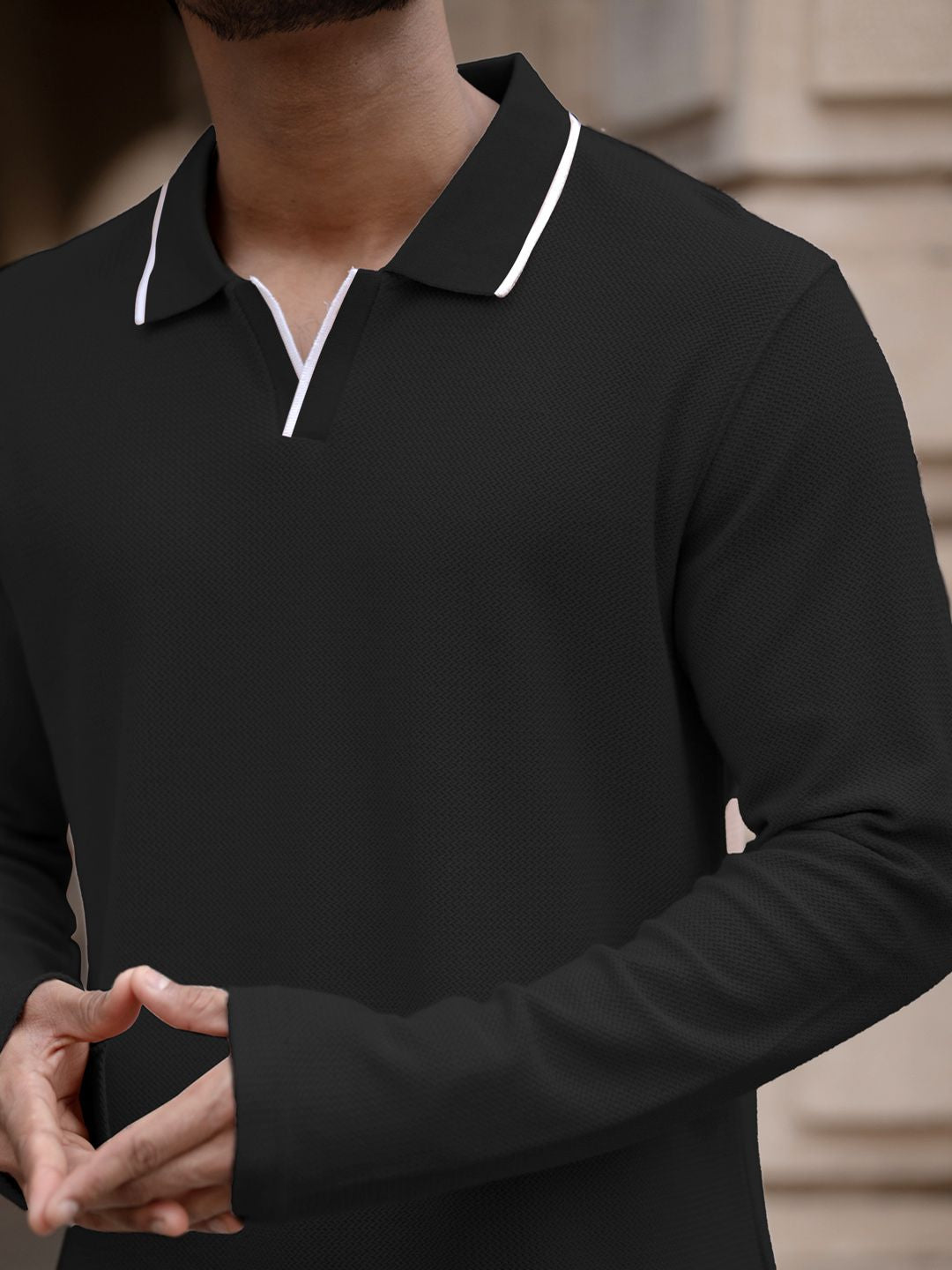 Powerlook Men Polo Collar T-shirt