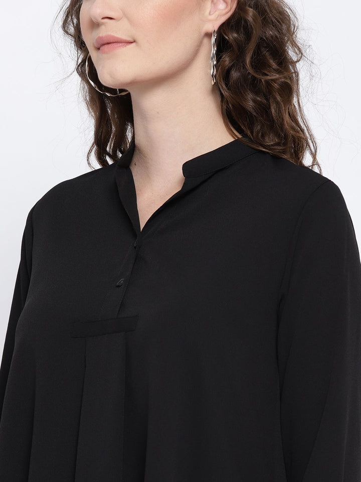 Berrylush Black High-Low Top