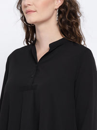 Berrylush Black High-Low Top