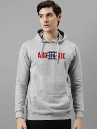 ADRO Men Printed Hooded Sweatshirt