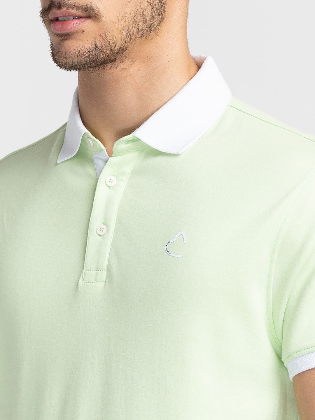 Being Human Polo Collar Pure Cotton T-shirt