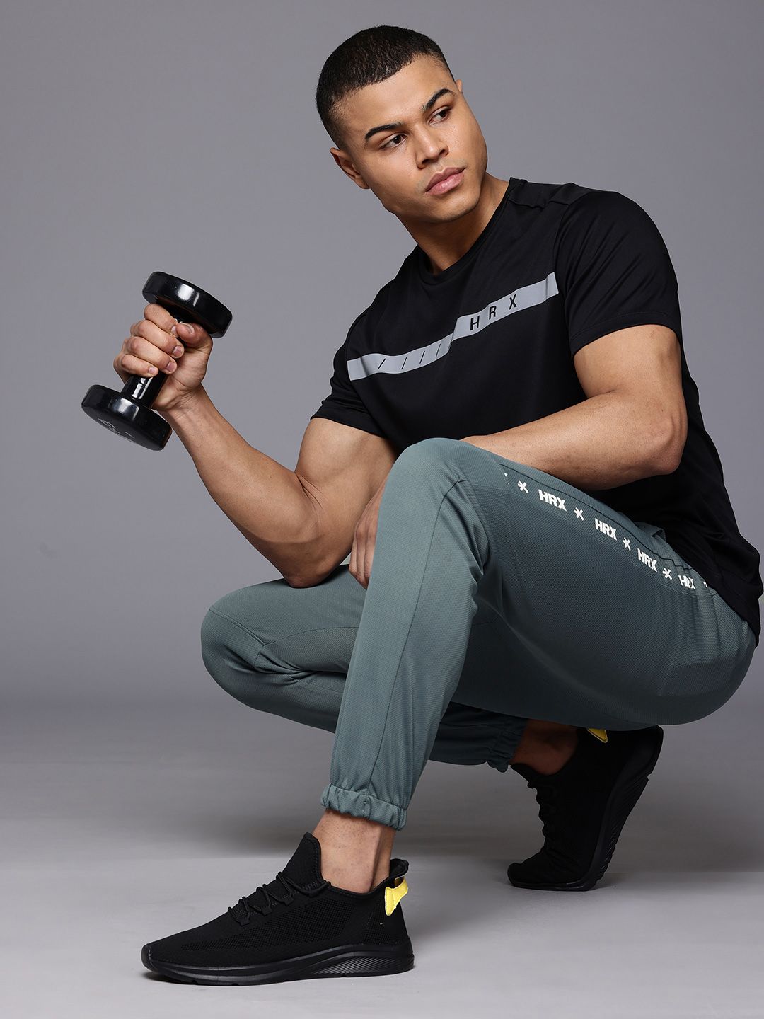 HRX by Hrithik Roshan Men Rapid-Dry Training Joggers
