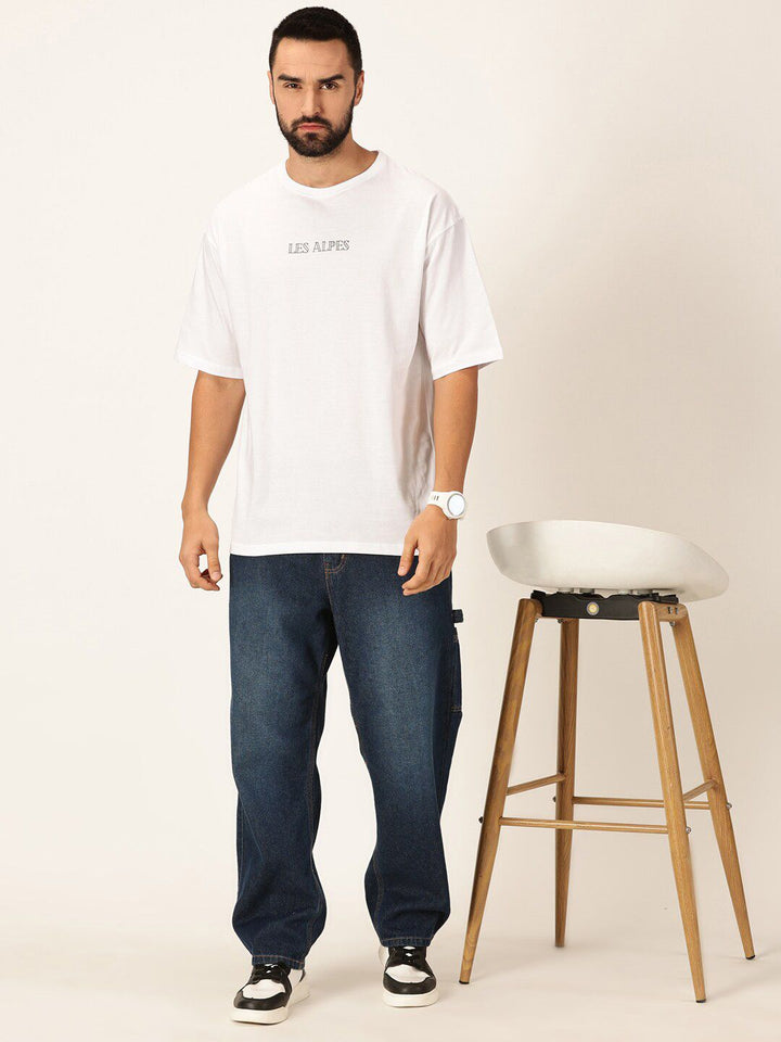 Thomas Scott Graphic Printed Bio Finish Pure Cotton Oversized T-shirt