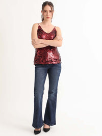 RAREISM Embellished Shoulder Straps Top