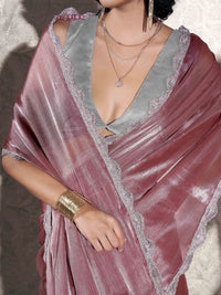 Tikhi Imli Embellished Zari  Saree