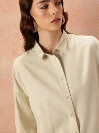 all about you Relaxed Cotton Casual Shirt