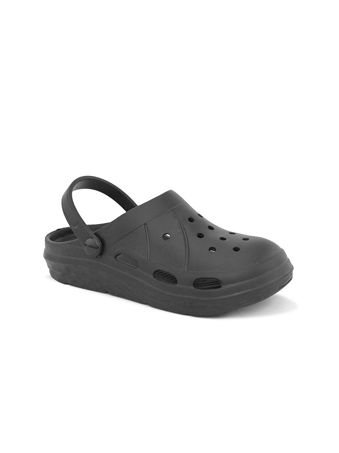 HRX by Hrithik Roshan Women Black Self Design Rubber Clogs