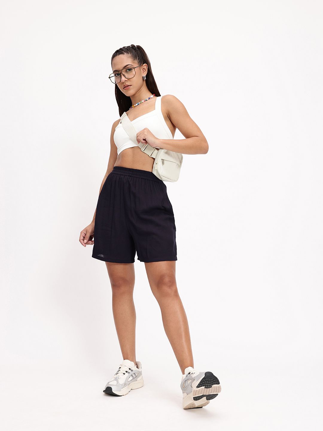 DressBerry Adoring Style Crinkled Shorts