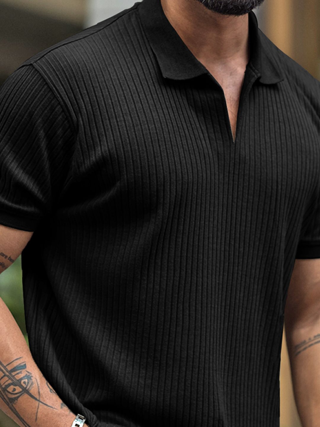 Powerlook Men Polo Collar T-shirt