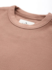 Mr Bowerbird Men Pure Cotton Liberal Fit Self Design T-shirt
