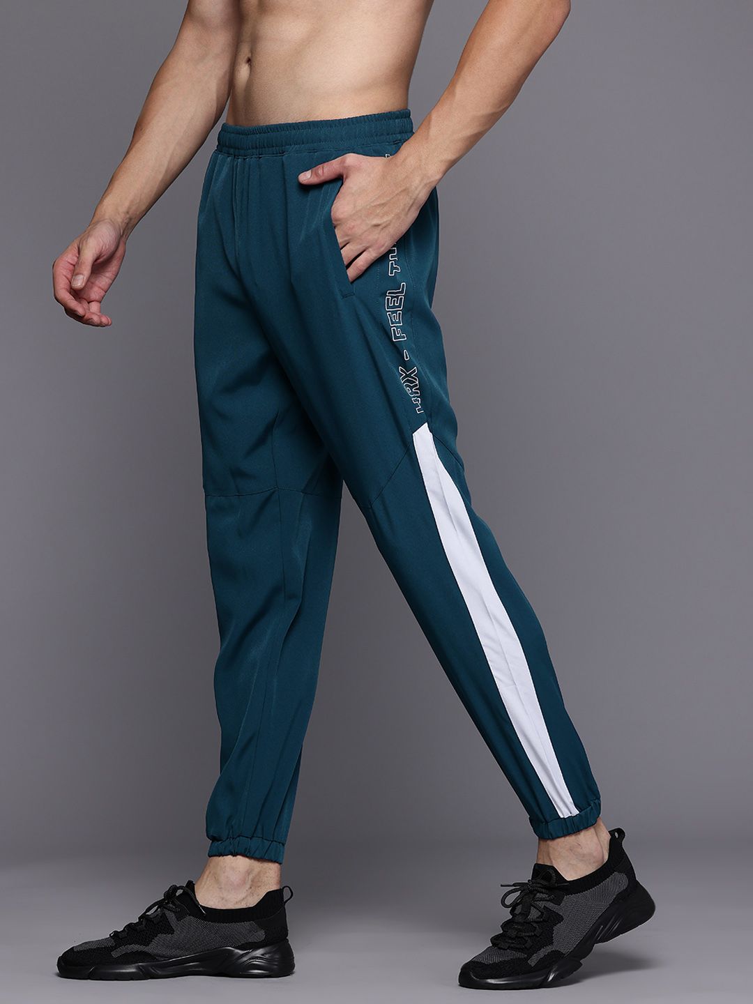 HRX by Hrithik Roshan Men Typography Printed Rapid-Dry Training Joggers