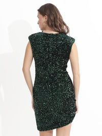RAREISM Sequinned Embellished Sheath Dress