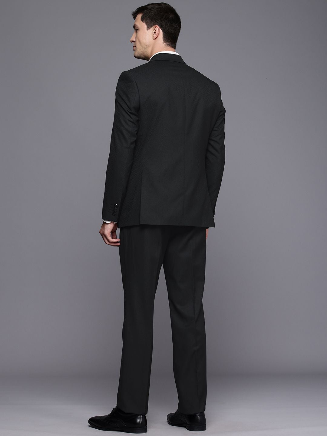 Raymond Diri Reka Bentuk Tekstur Tunggal Breasted Contemporary Fit 2 Piece Formal Suit