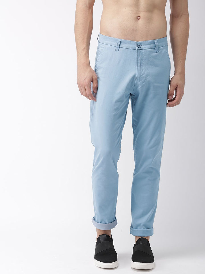 HIGHLANDER Men Blue Slim Fit Chinos