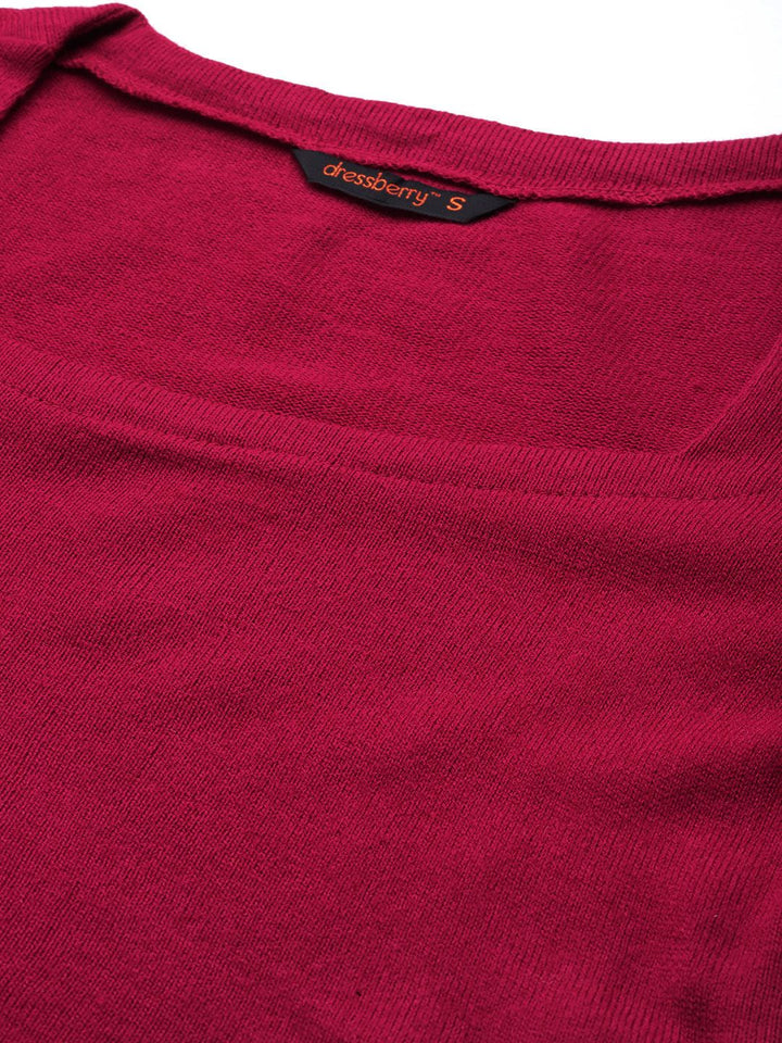 DressBerry Full Sleeves Winter Crop Top