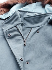 all about you Single-Breasted Parka Coat
