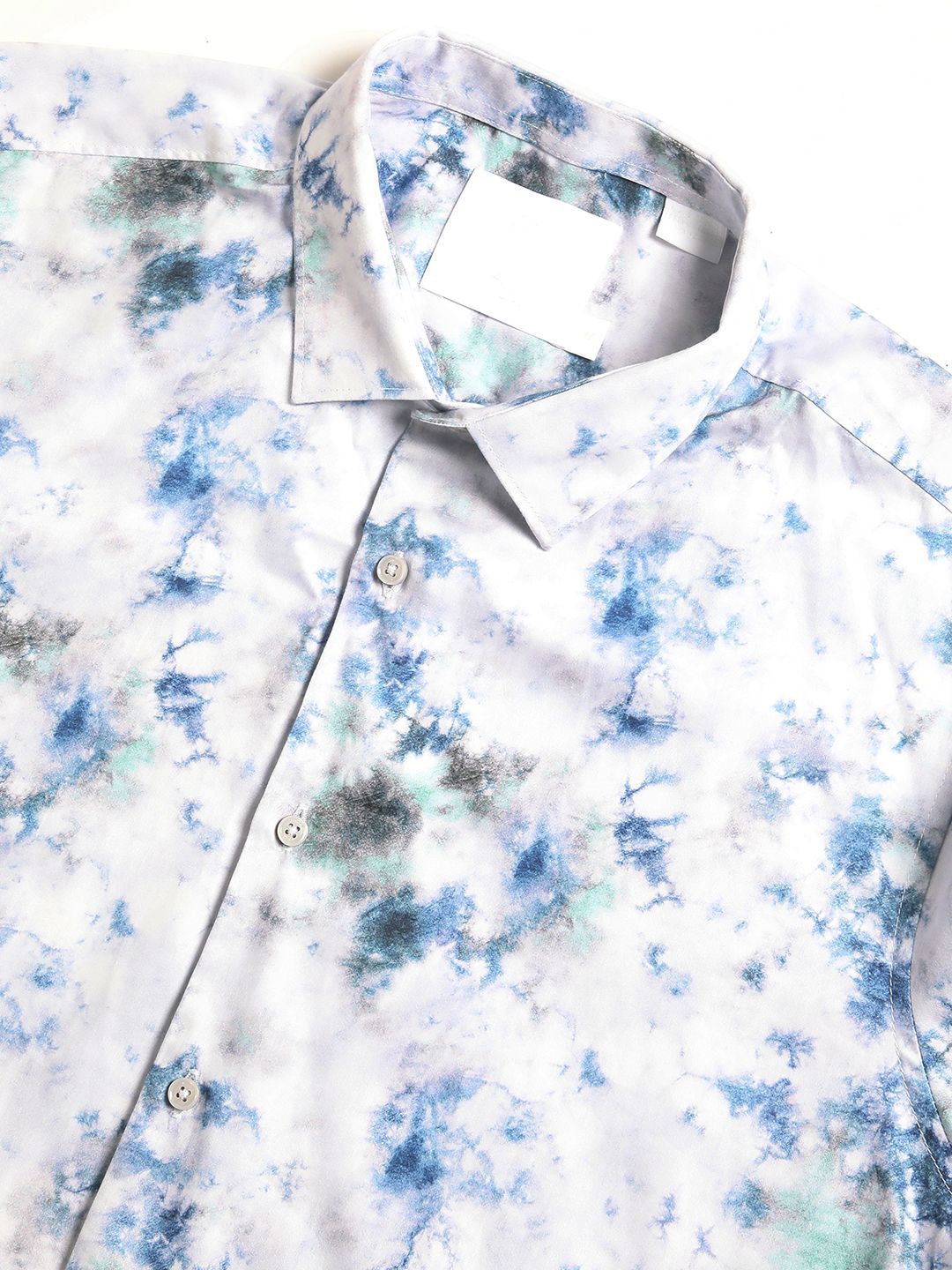 THE BEAR HOUSE Men's Printed Slim Fit Casual Shirt