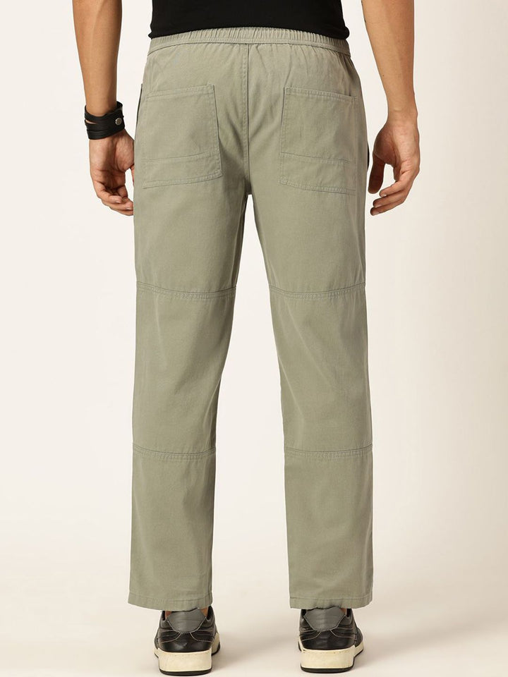 Thomas Scott Men Relaxed Loose Fit Cricket Club Collection Pure Cotton Easy Wash Trousers