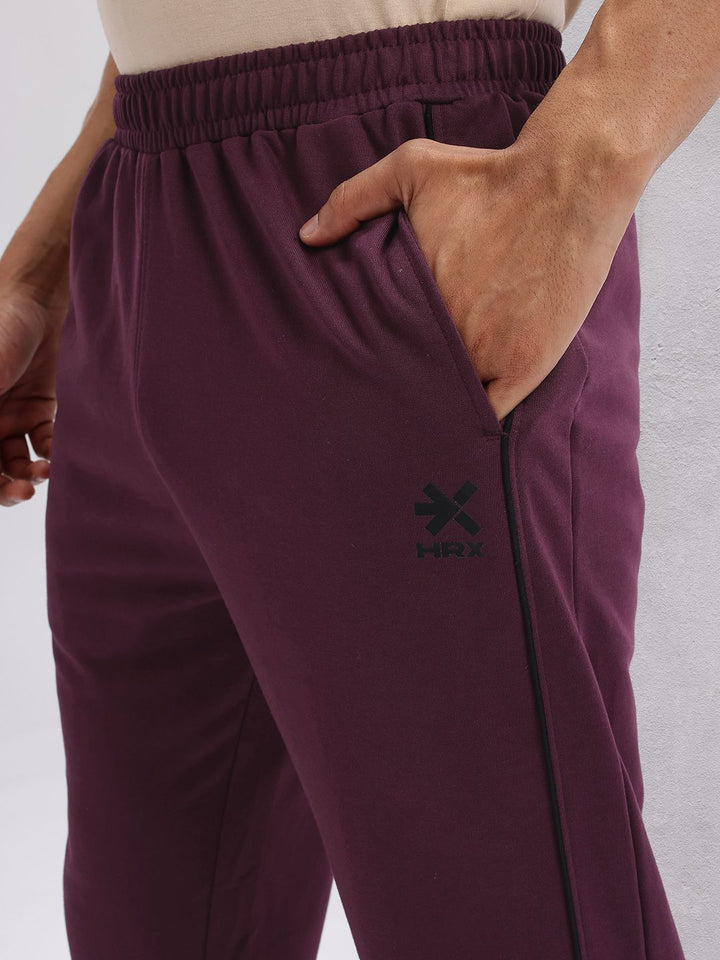 HRX by Hrithik Roshan Men Mid-Rise Colorblocked Detail Joggers