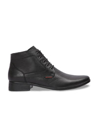 Red Chief Men Black Formal Leather Boots