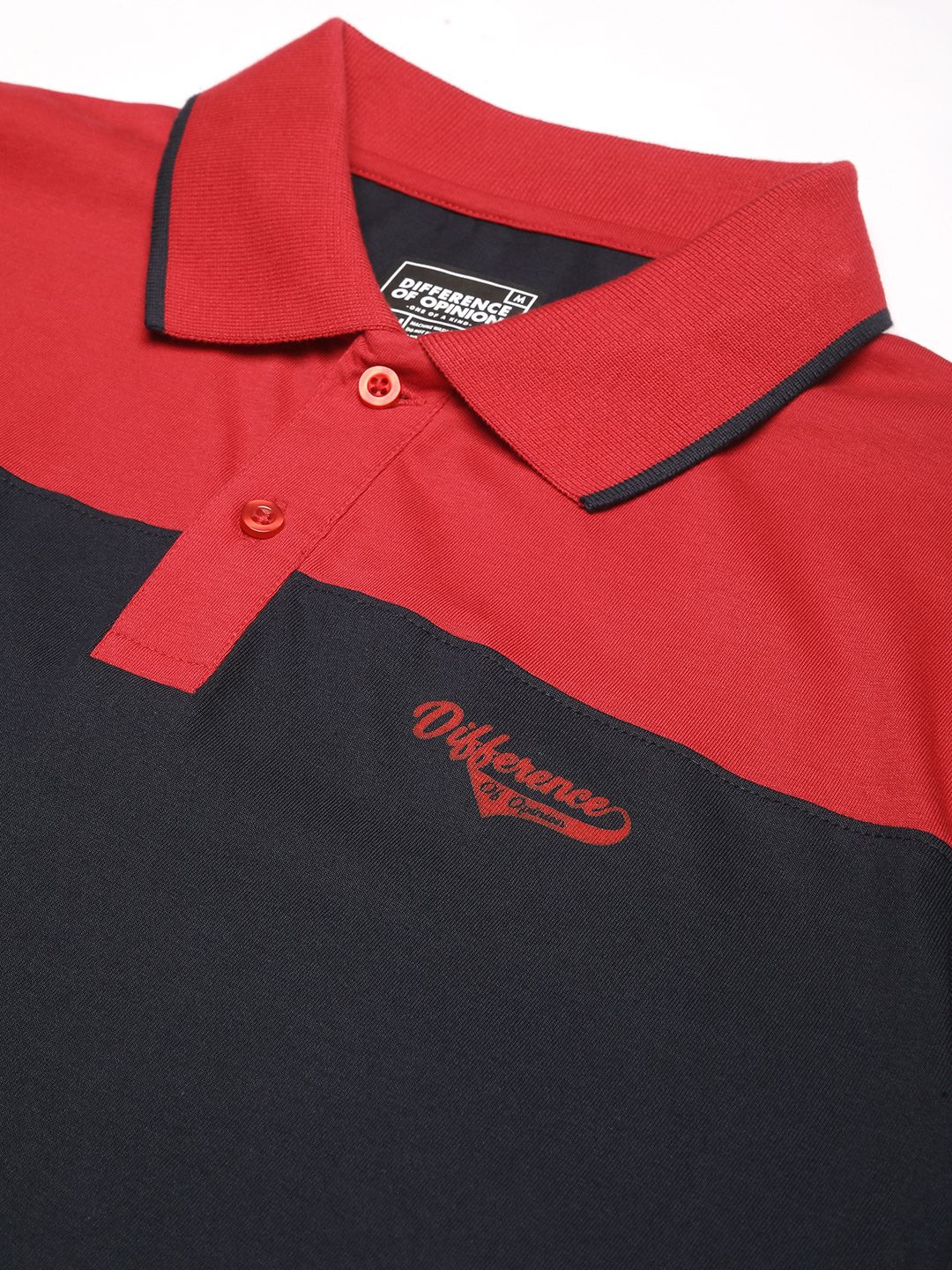 Difference Of Opinion Men Long Sleeve Regular Fit Polo Tshirt