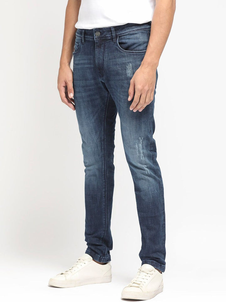 RARE RABBIT Men Reims Slim Fit Cotton Jeans
