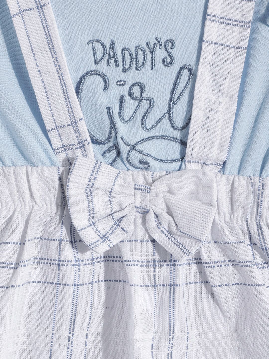 Moms Love Infant Girls Striped Bow Detail Pleated Fit & Flare Dress