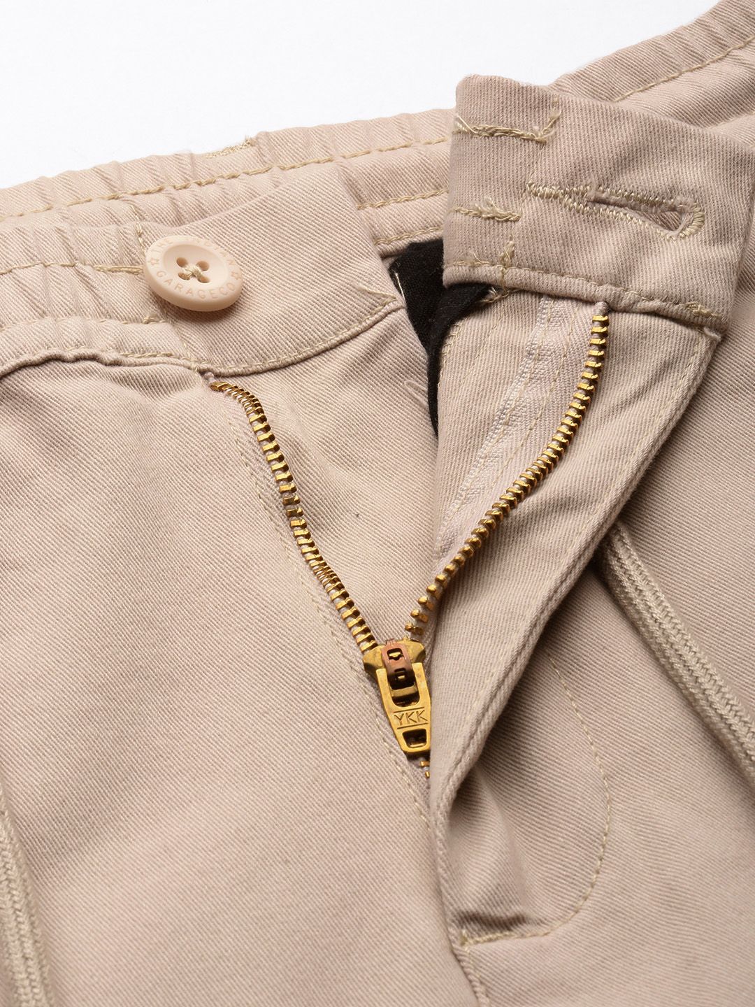 The Indian Garage Co Men Slim Fit Chinos Trousers