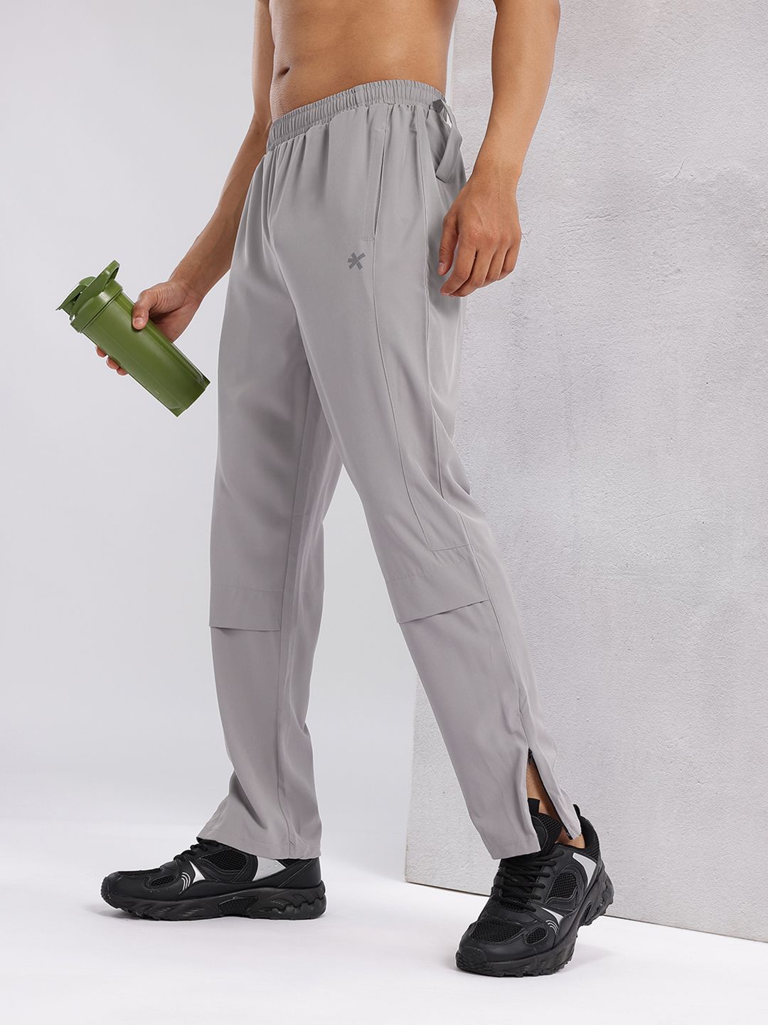 HRX by Hrithik Roshan Men Zipped Hem Rapid-Dry Training Track Pants