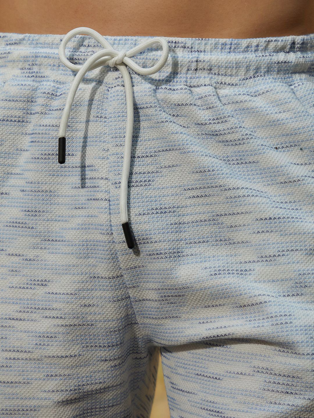 Campus Sutra Printed Polo Collar Shirt With Shorts