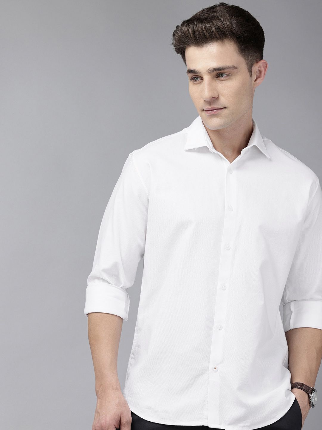 Park Avenue Pure Cotton Slim Fit Casual Shirt