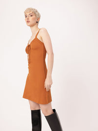 DressBerry Love your Curves Ribbed Bustier Dress