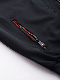 SPYKAR Solid Stand-Collar Bomber Jacket