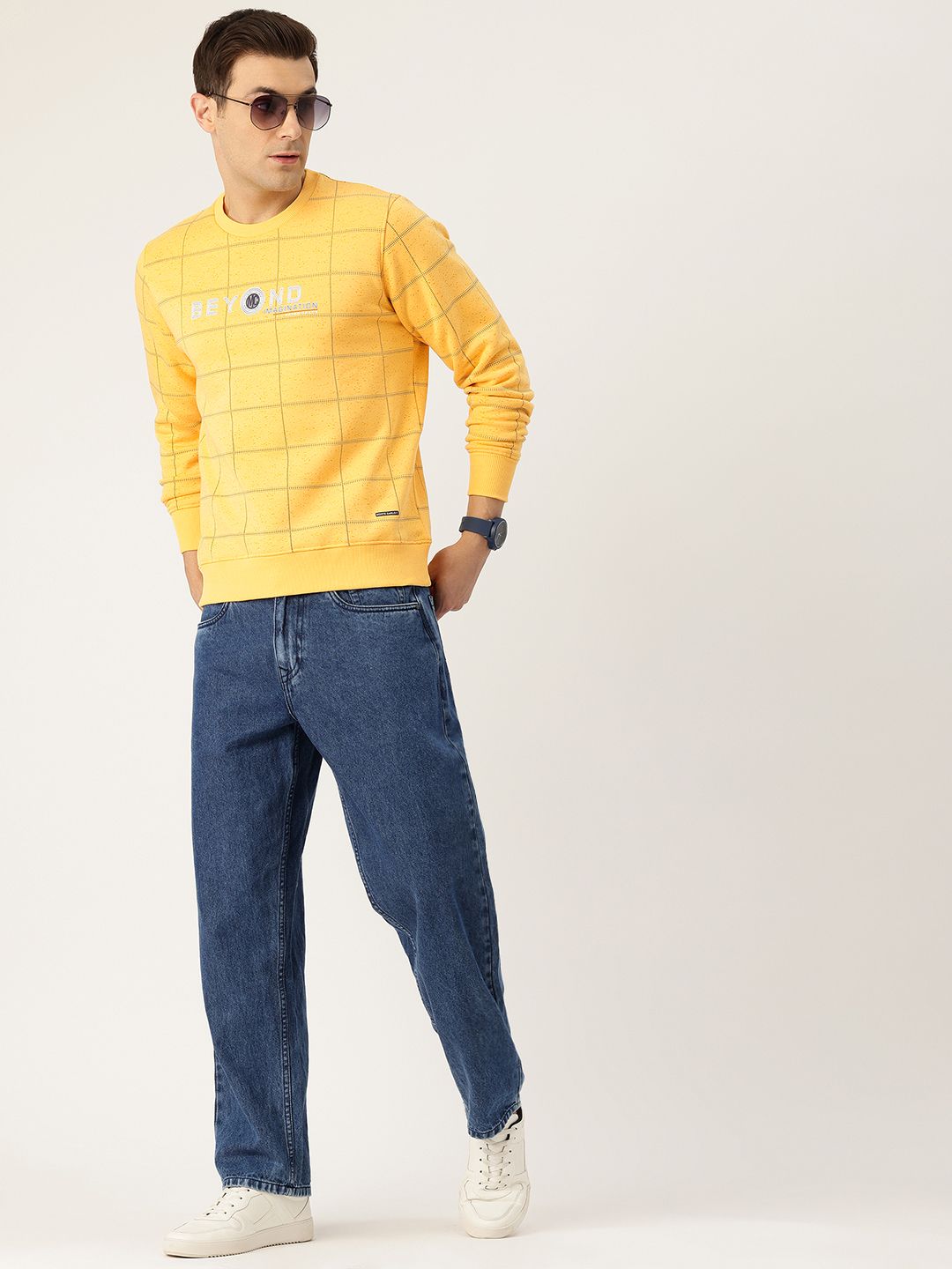 Monte Carlo Checked Pullover Sweatshirt