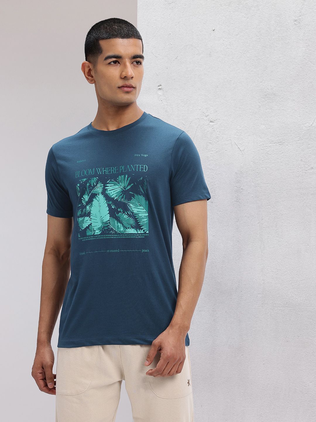 HRX by Hrithik Roshan Printed Yoga T-shirt