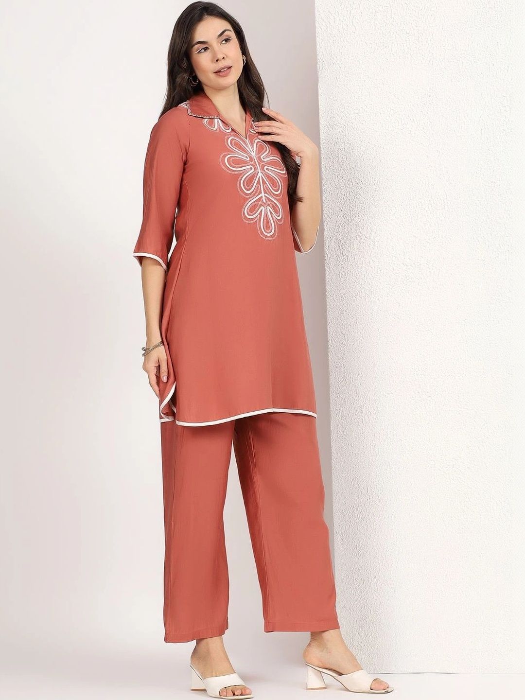 Twelve South Embroidered Tunic with Trousers