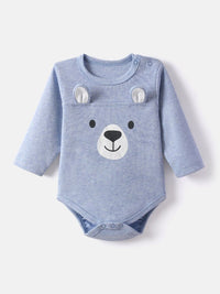 Nauti Nati Bayi Pek 2 Bodysuit Kapas Tulen Bercetak