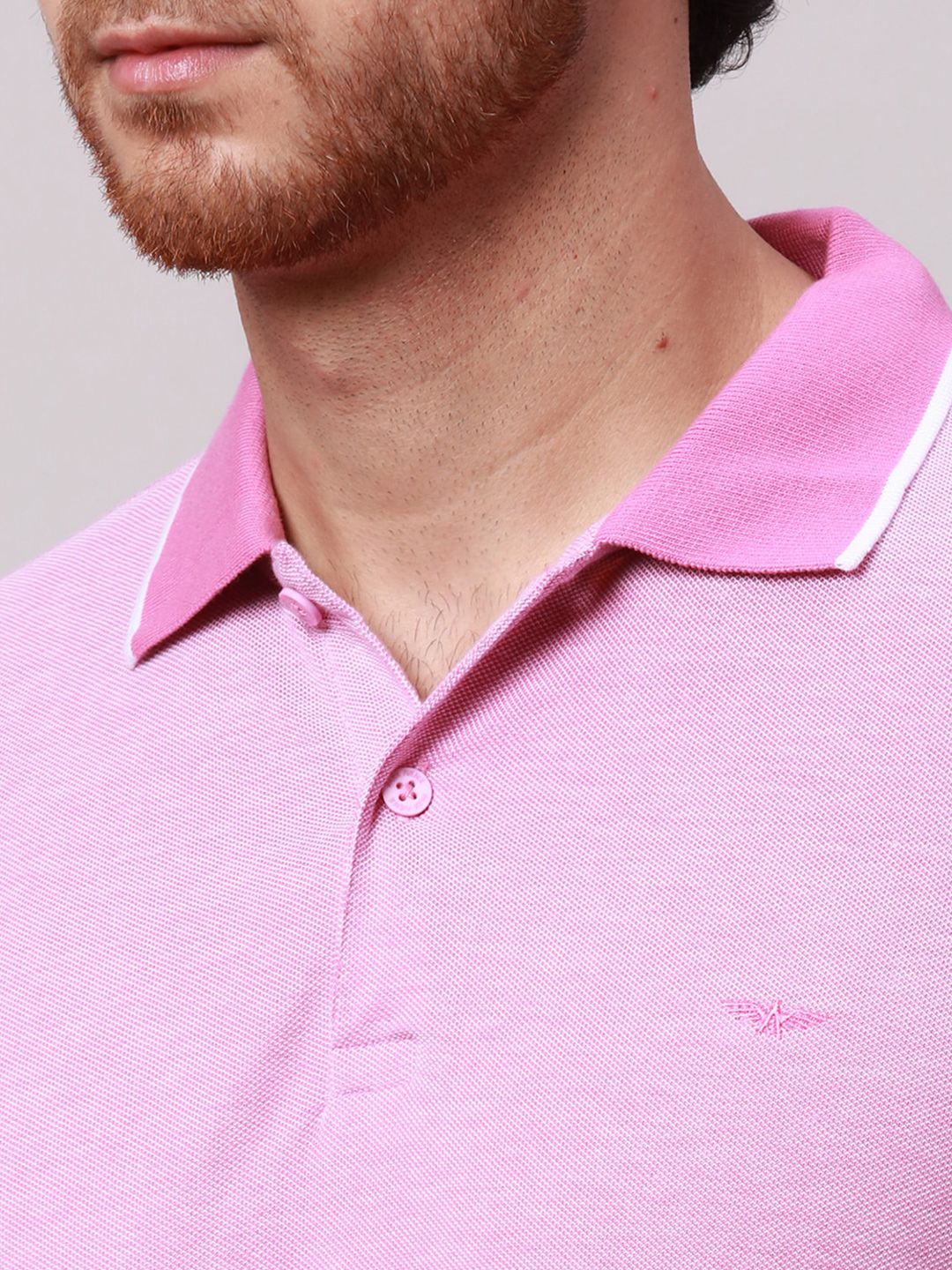 Park Avenue Men Polo Collar Pockets Slim Fit T-shirt