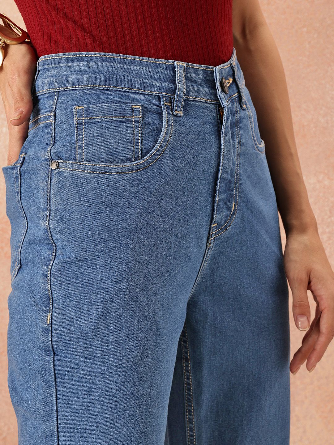 all about you Women Straight Fit Stretchable Jeans