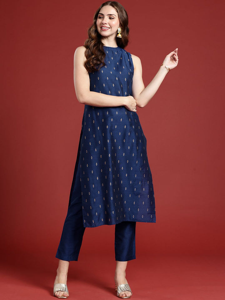 Anouk Printed Regular Kurta with Trousers